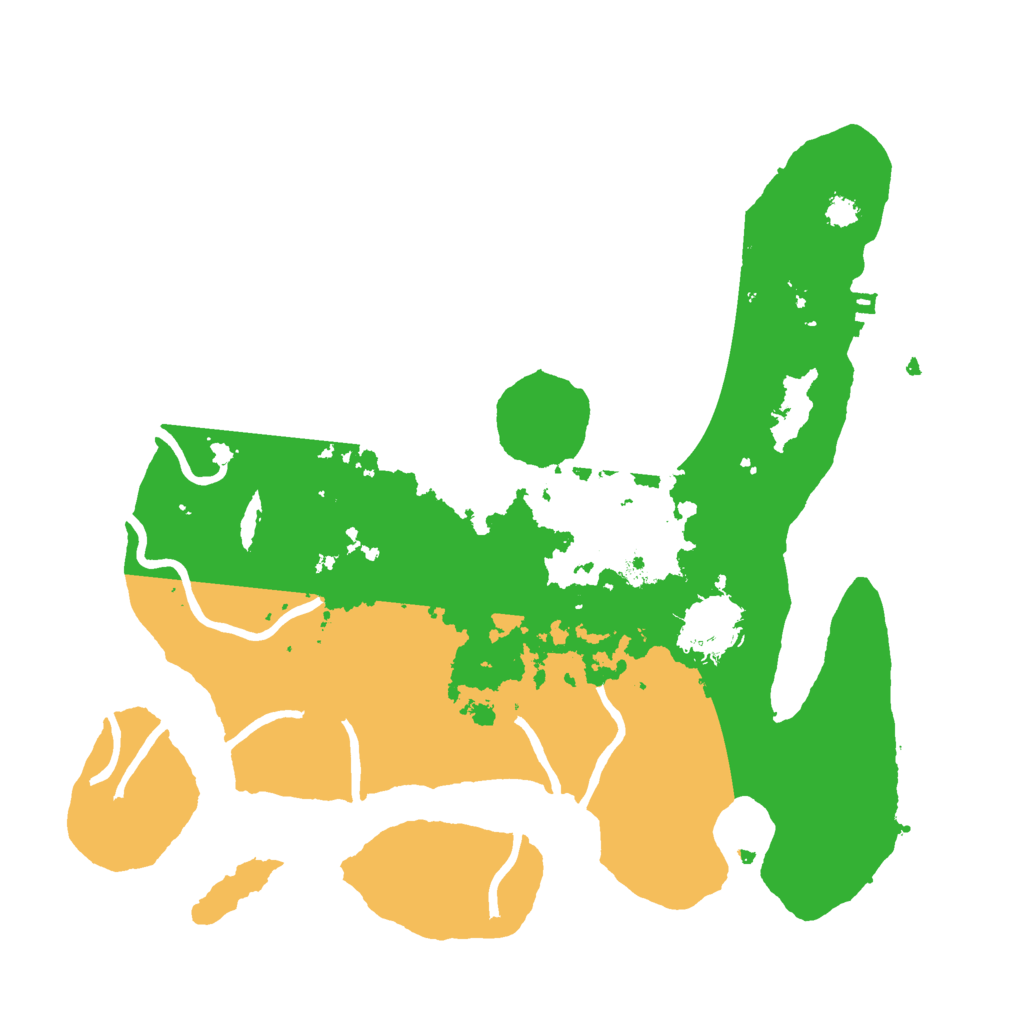 Biome Rust Map: Procedural Map, Size: 3000, Seed: 464370490