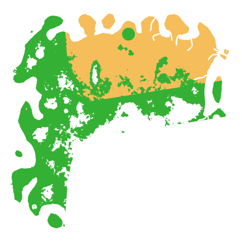 Biome Rust Map: Procedural Map, Size: 5000, Seed: 7294