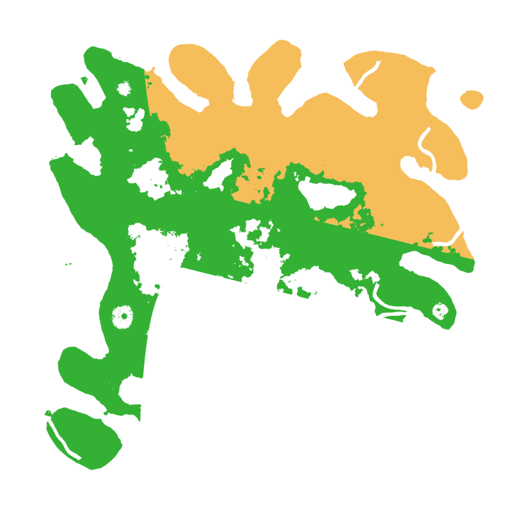 Biome Rust Map: Procedural Map, Size: 3500, Seed: 752772