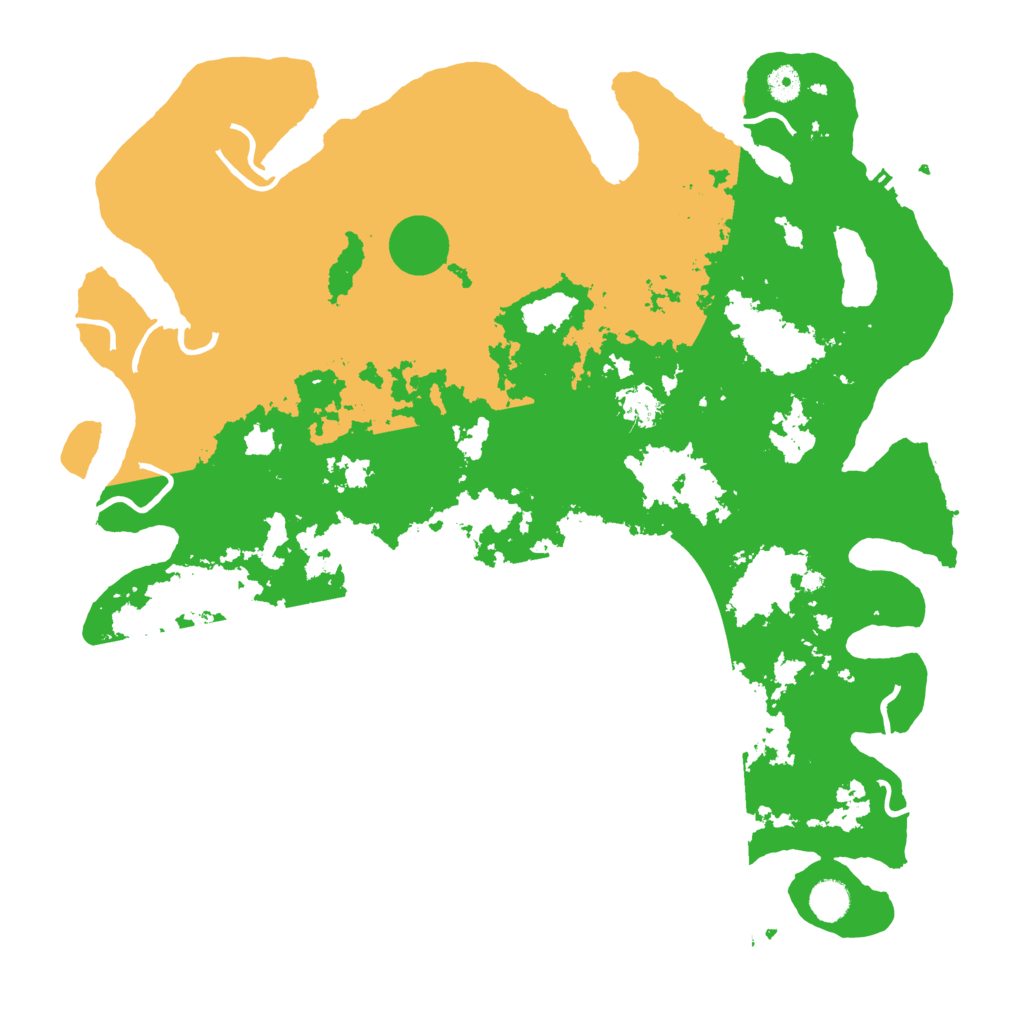 Biome Rust Map: Procedural Map, Size: 4500, Seed: 4526718