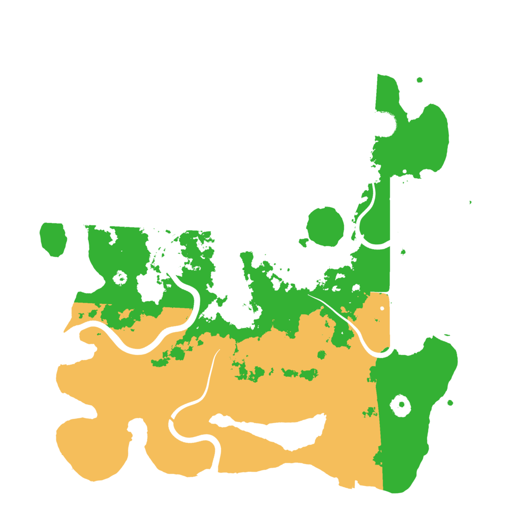 Biome Rust Map: Procedural Map, Size: 3750, Seed: 18