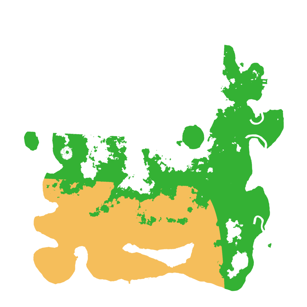 Biome Rust Map: Procedural Map, Size: 3750, Seed: 18