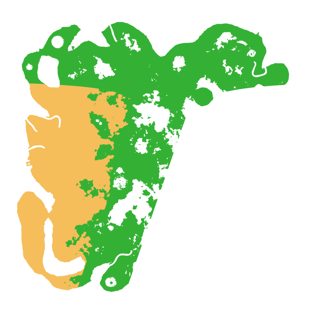 Biome Rust Map: Procedural Map, Size: 4500, Seed: 76015937