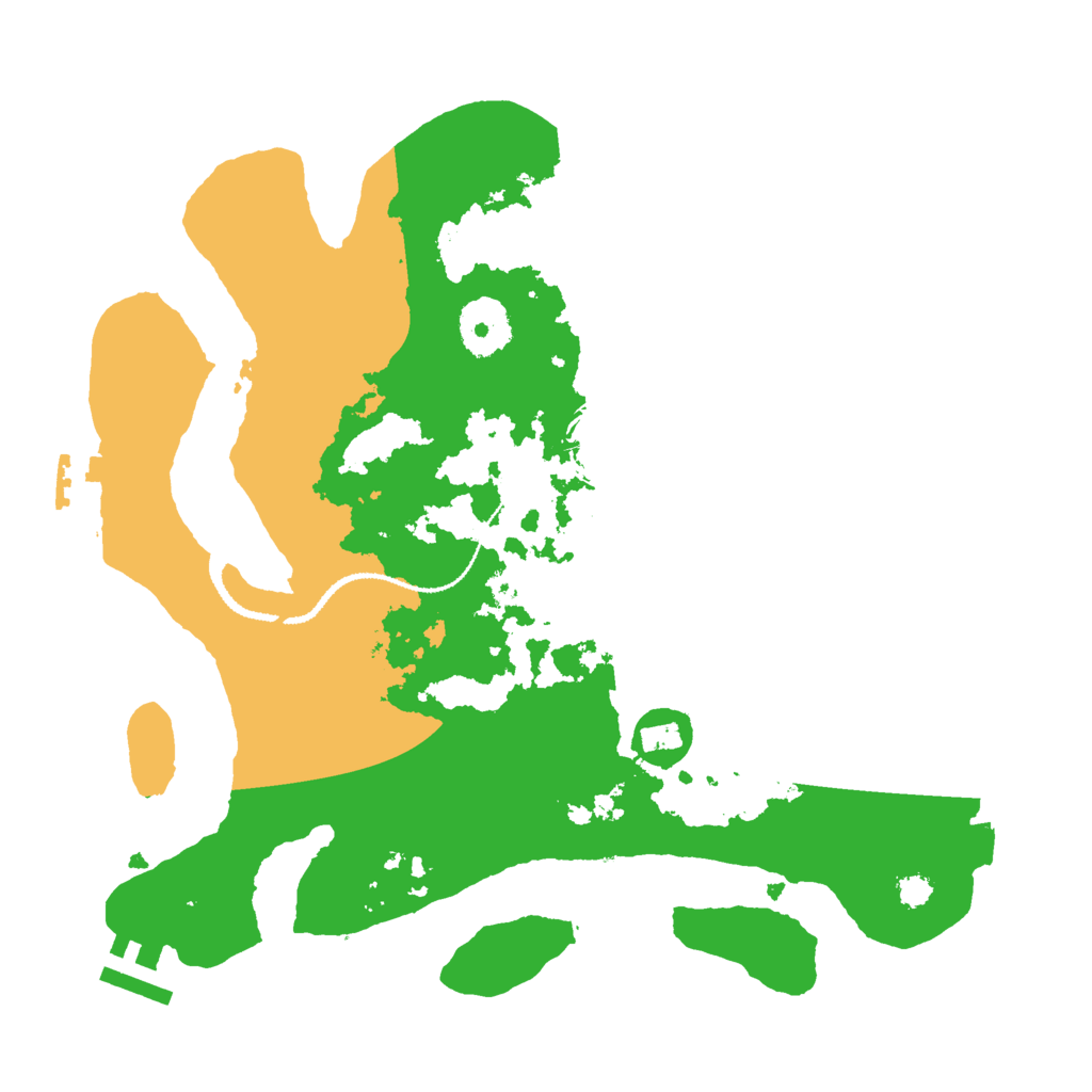 Biome Rust Map: Procedural Map, Size: 3000, Seed: 467064