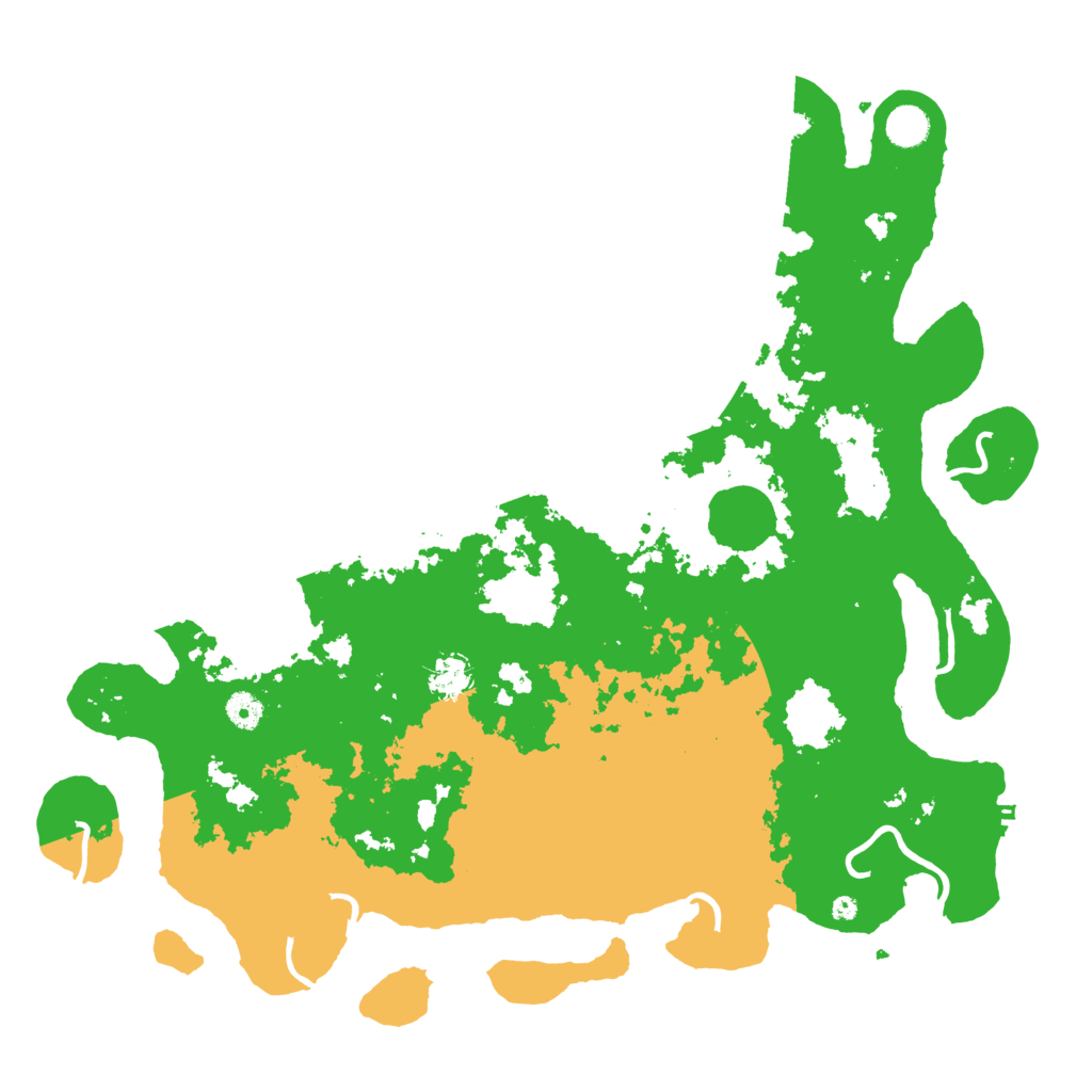 Biome Rust Map: Procedural Map, Size: 4500, Seed: 1805249946