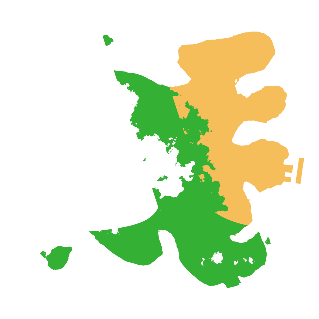 Biome Rust Map: Procedural Map, Size: 2500, Seed: 1798889100