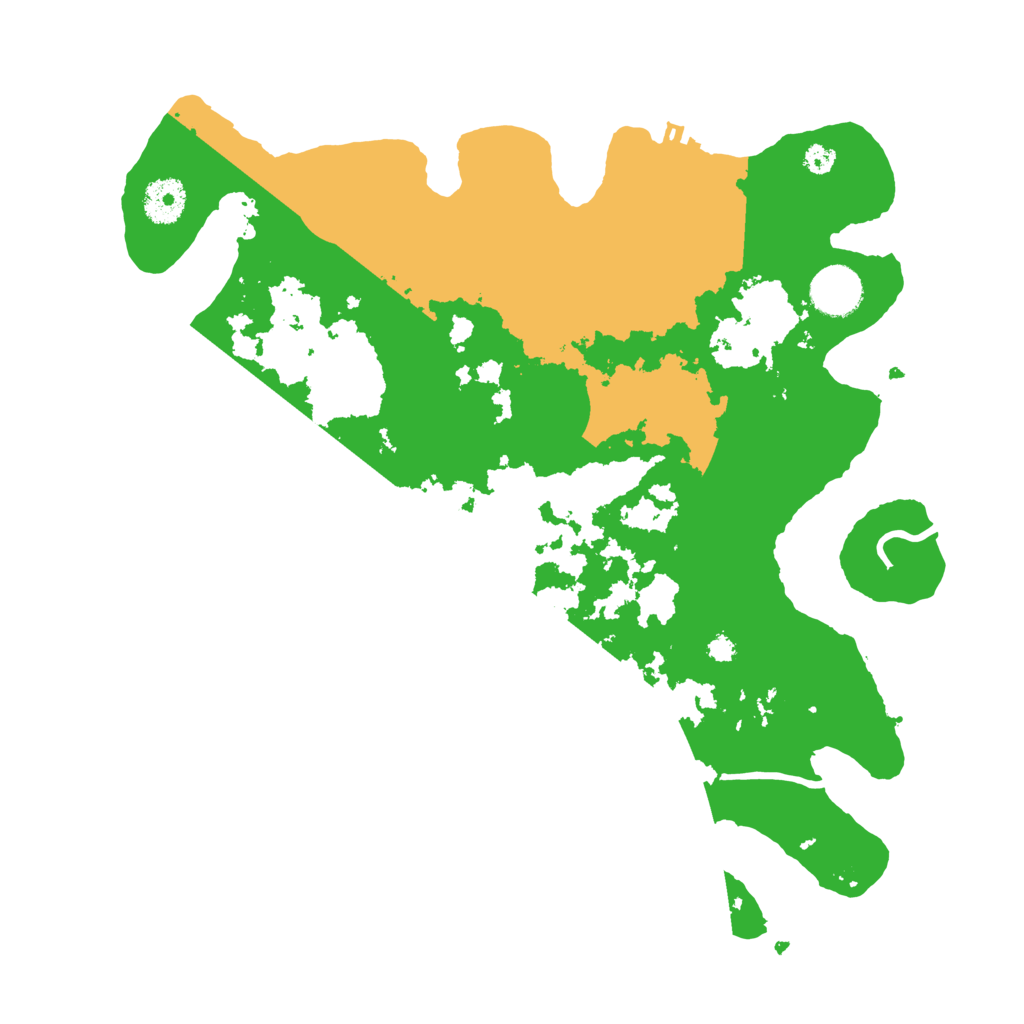 Biome Rust Map: Procedural Map, Size: 3500, Seed: 209041116