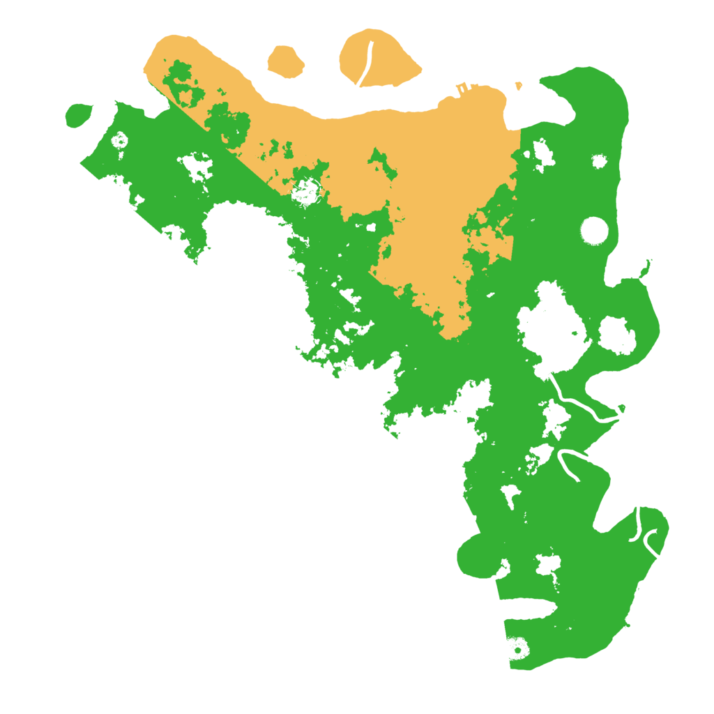 Biome Rust Map: Procedural Map, Size: 4500, Seed: 281232