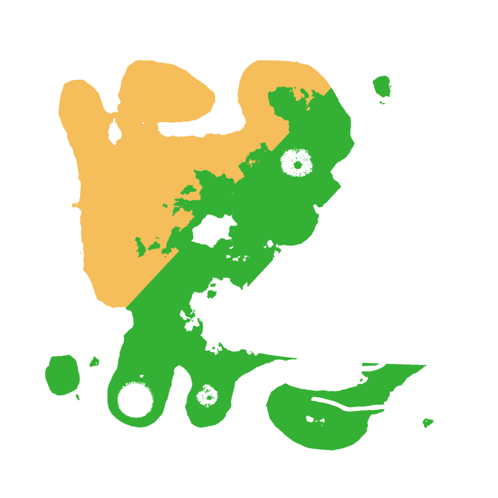 Biome Rust Map: Procedural Map, Size: 2500, Seed: 7428