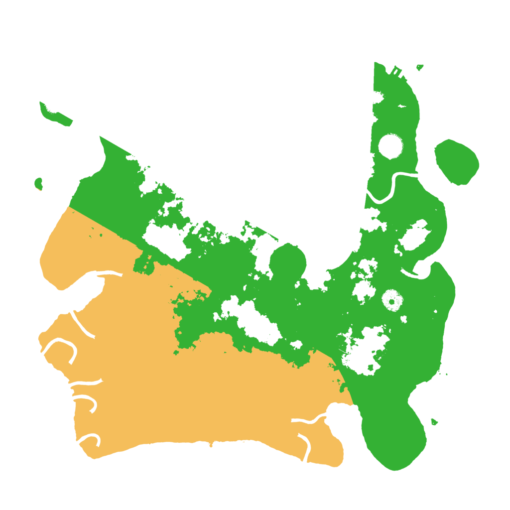Biome Rust Map: Procedural Map, Size: 3700, Seed: 828611837