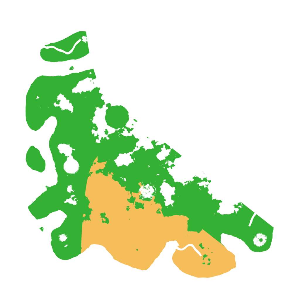 Biome Rust Map: Procedural Map, Size: 3500, Seed: 22846