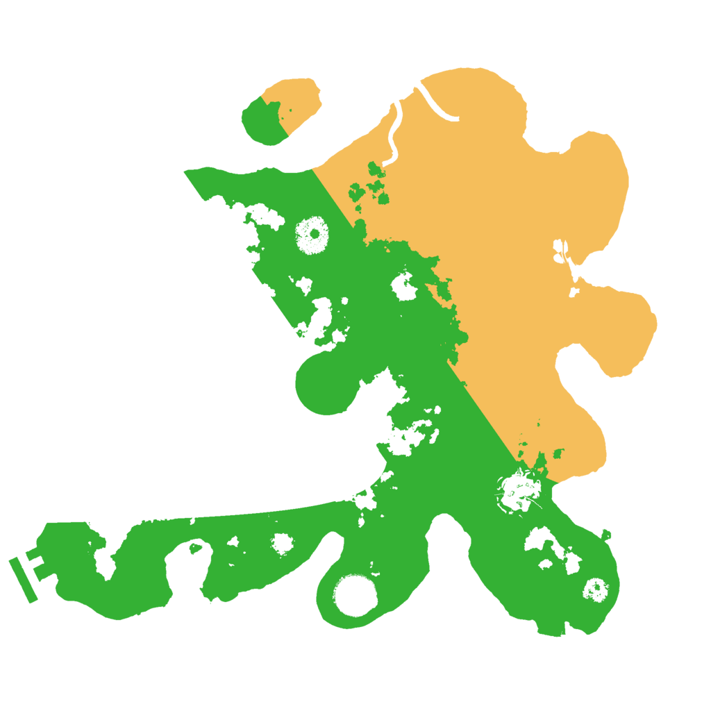 Biome Rust Map: Procedural Map, Size: 3000, Seed: 1114546556