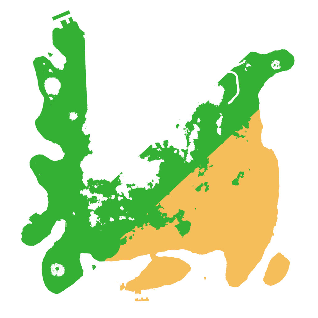 Biome Rust Map: Procedural Map, Size: 3500, Seed: 1834355185