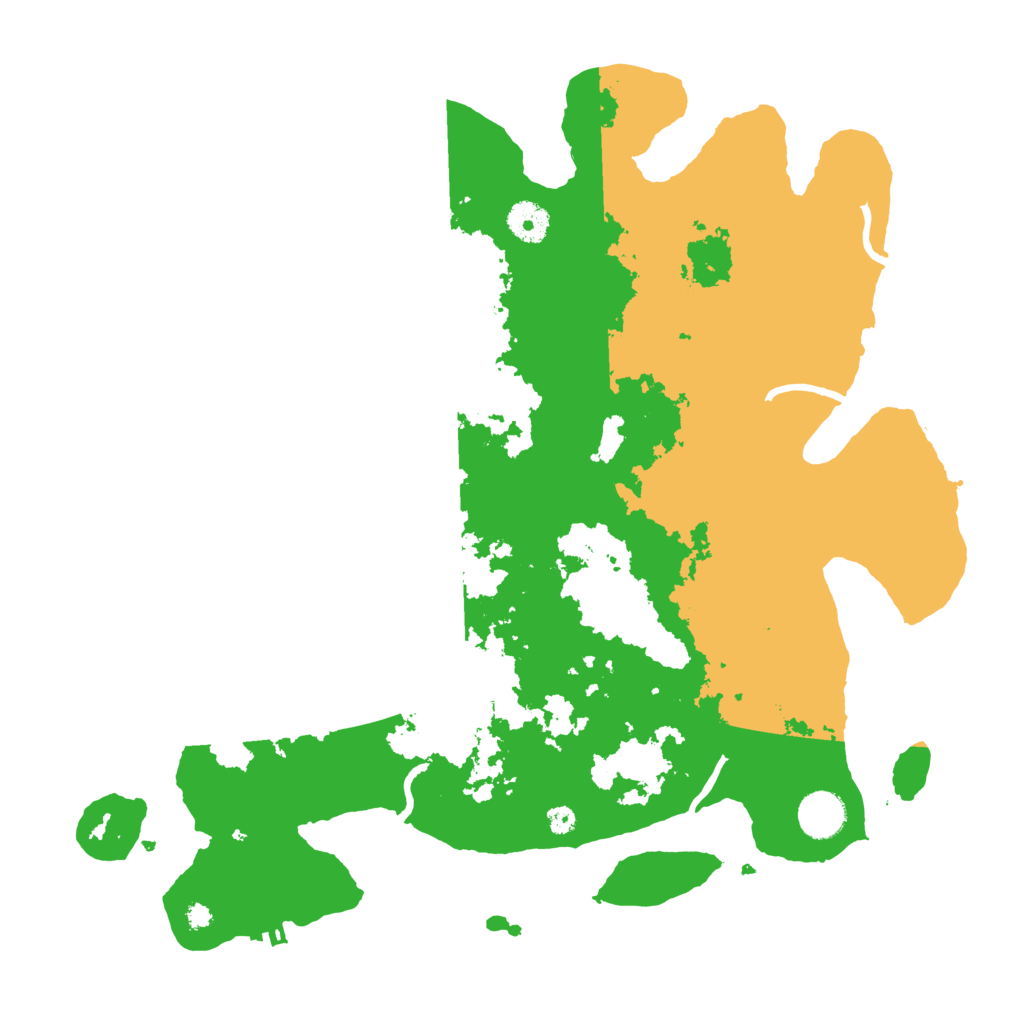 Biome Rust Map: Procedural Map, Size: 3800, Seed: 961685938