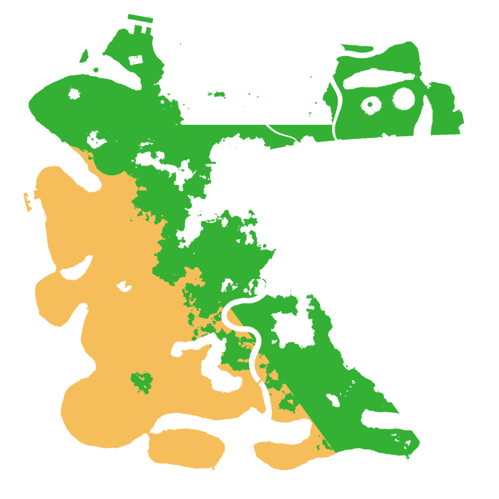 Biome Rust Map: Procedural Map, Size: 4000, Seed: 986686