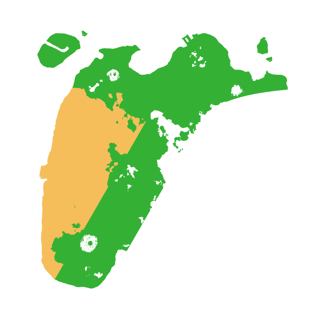 Biome Rust Map: Procedural Map, Size: 2800, Seed: 7195
