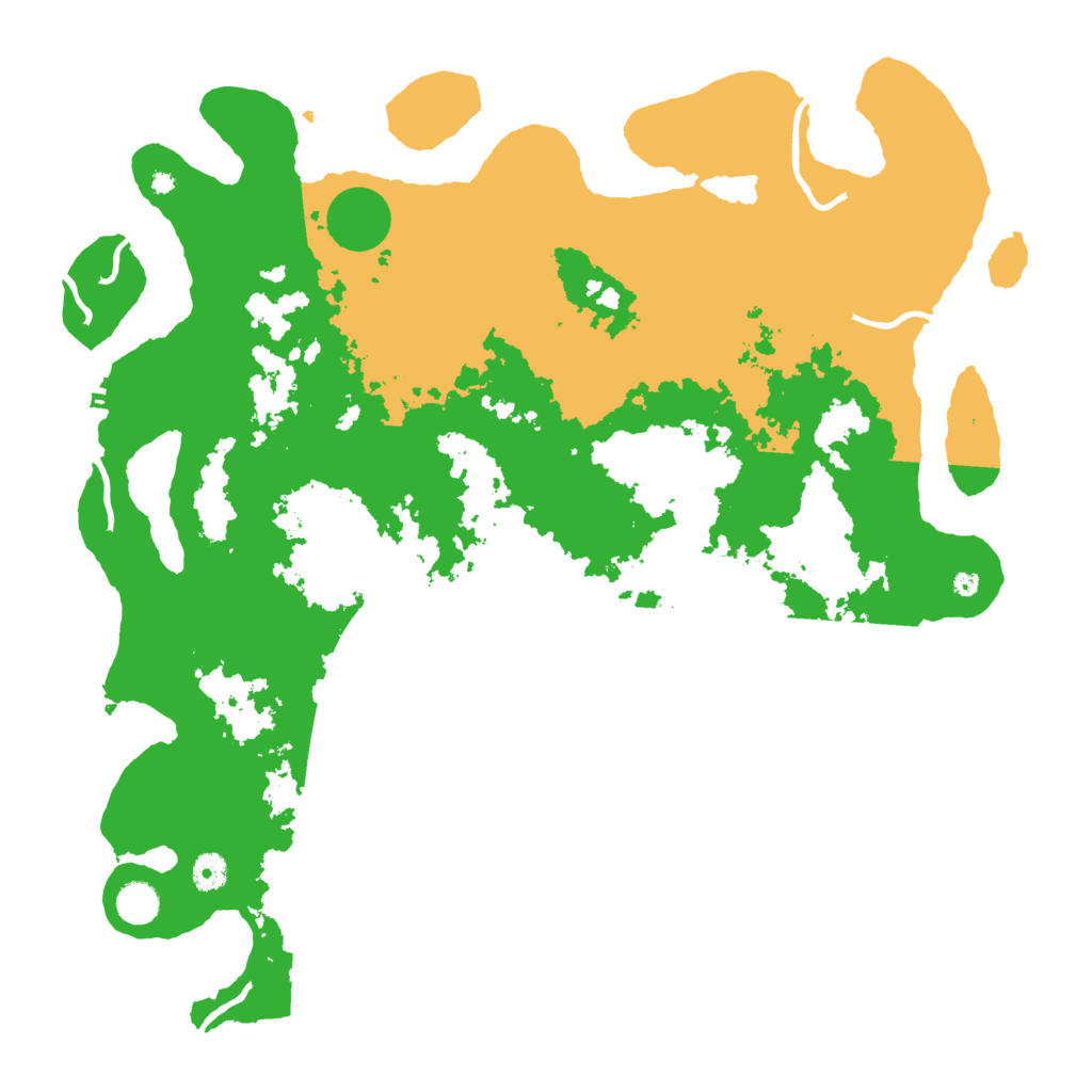 Biome Rust Map: Procedural Map, Size: 4500, Seed: 71000