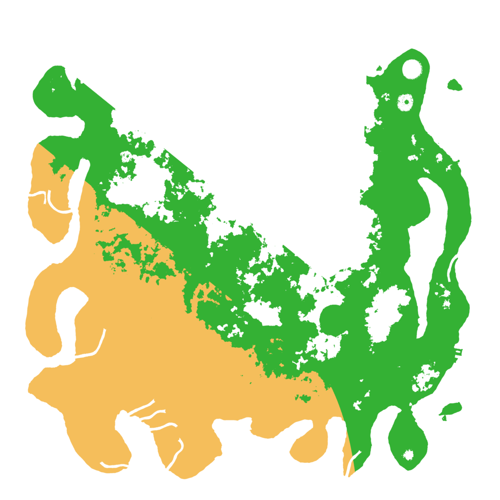 Biome Rust Map: Procedural Map, Size: 4500, Seed: 2147483532