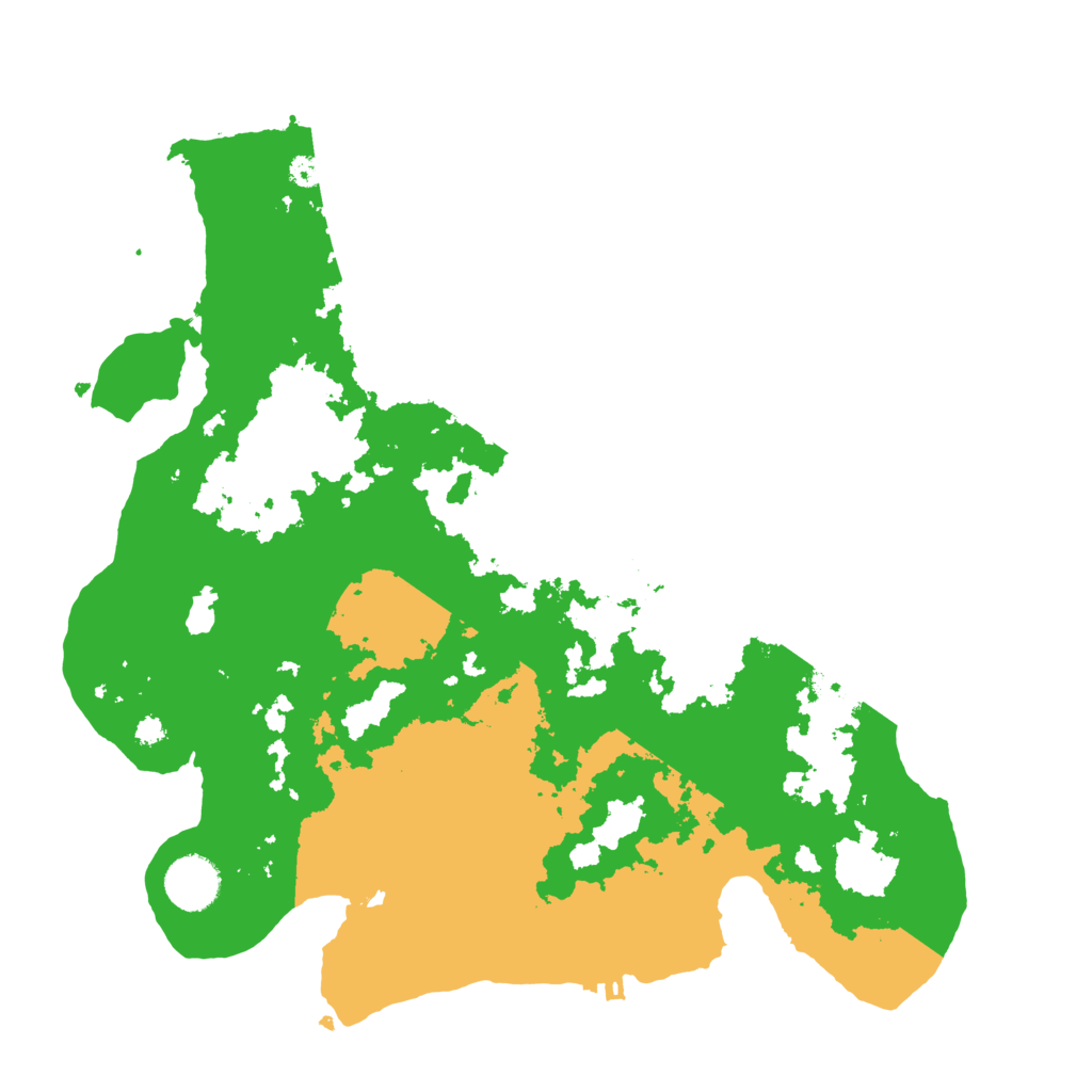 Biome Rust Map: Procedural Map, Size: 3500, Seed: 61321