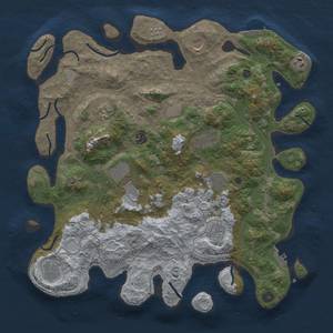Thumbnail Rust Map: Procedural Map, Size: 4250, Seed: 1782093545, 20 Monuments