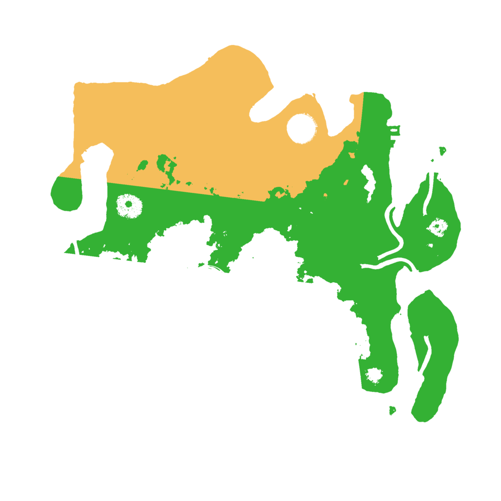 Biome Rust Map: Procedural Map, Size: 3000, Seed: 147374885