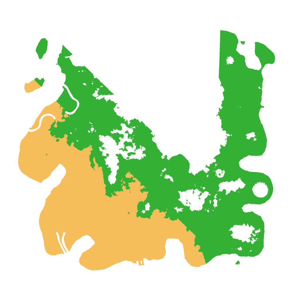 Biome Rust Map: Procedural Map, Size: 3500, Seed: 1950566252