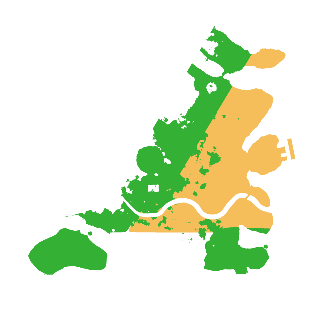 Biome Rust Map: Procedural Map, Size: 3000, Seed: 349