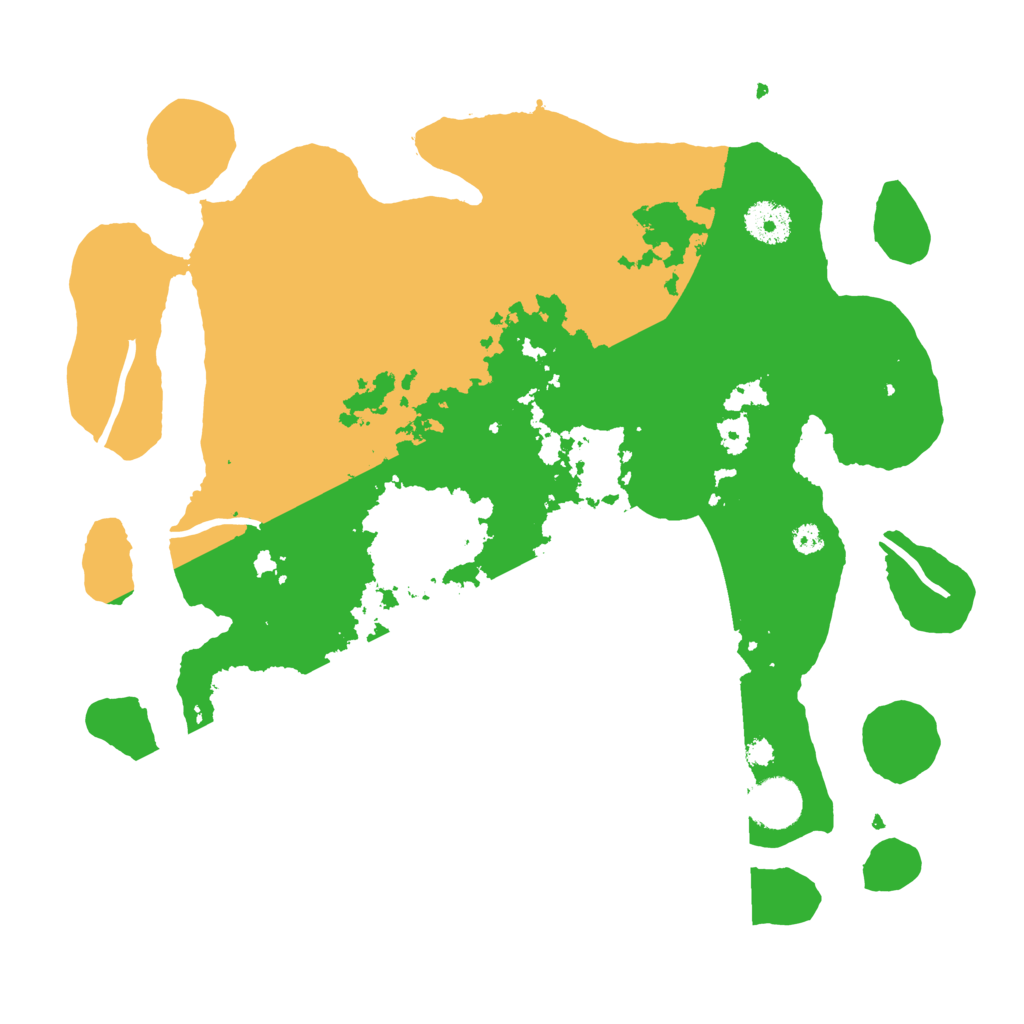 Biome Rust Map: Procedural Map, Size: 3500, Seed: 2096119646