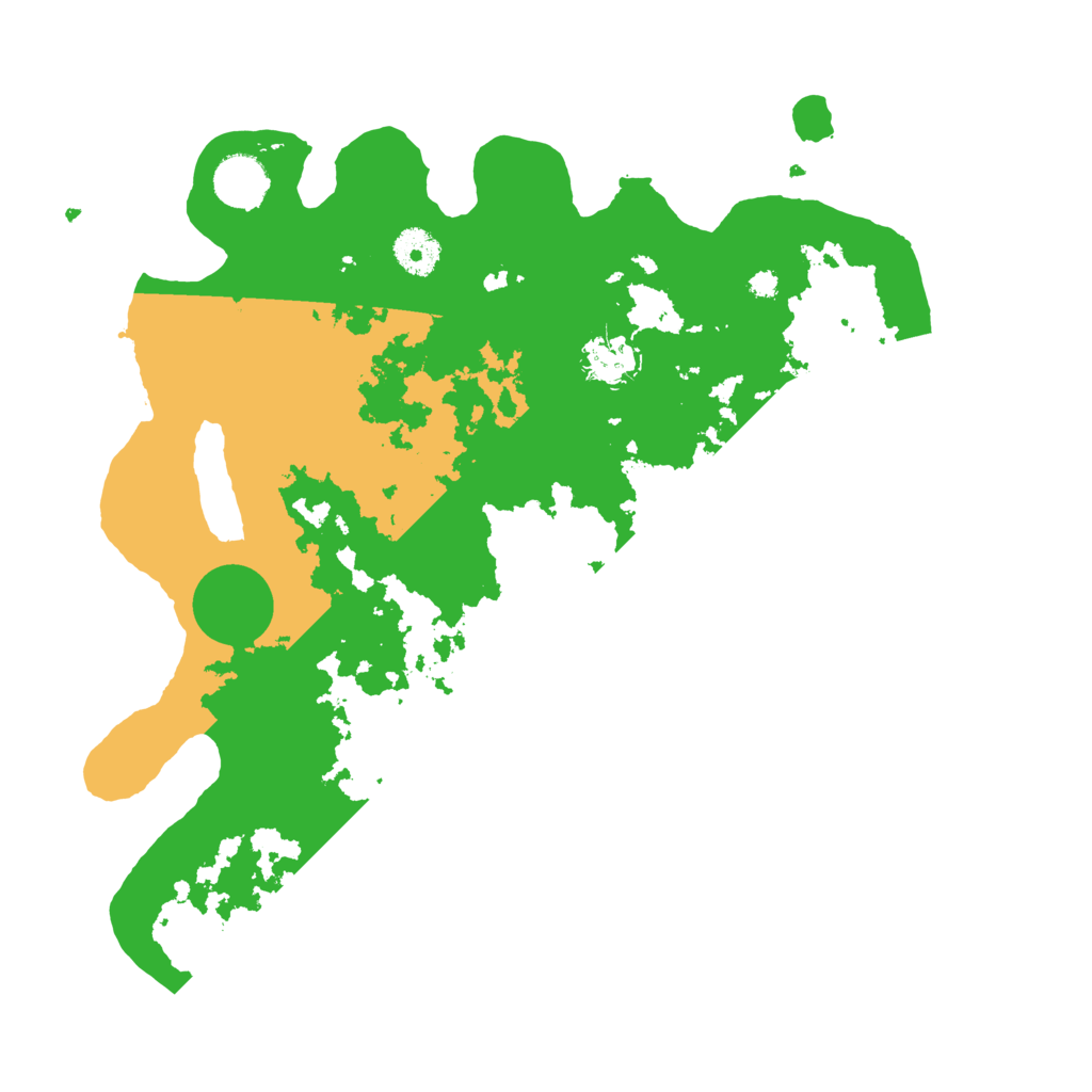 Biome Rust Map: Procedural Map, Size: 3600, Seed: 645760708