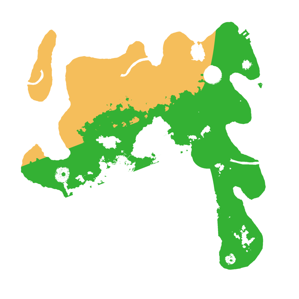 Biome Rust Map: Procedural Map, Size: 3000, Seed: 741027935