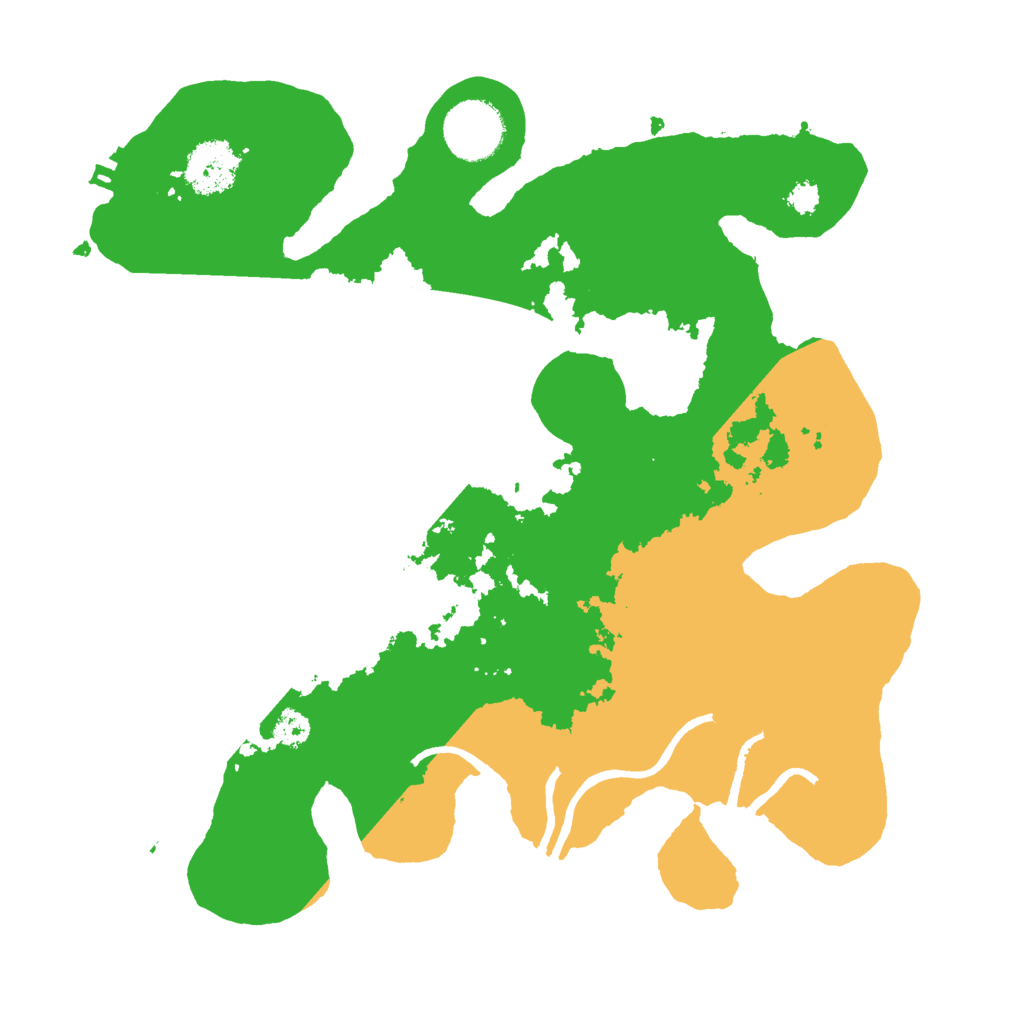 Biome Rust Map: Procedural Map, Size: 3000, Seed: 123380950