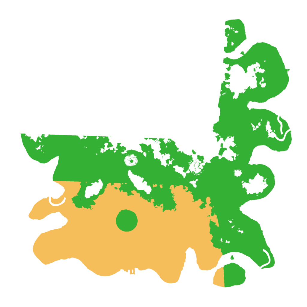 Biome Rust Map: Procedural Map, Size: 3750, Seed: 16541645
