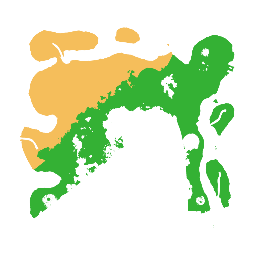 Biome Rust Map: Procedural Map, Size: 3000, Seed: 909365254