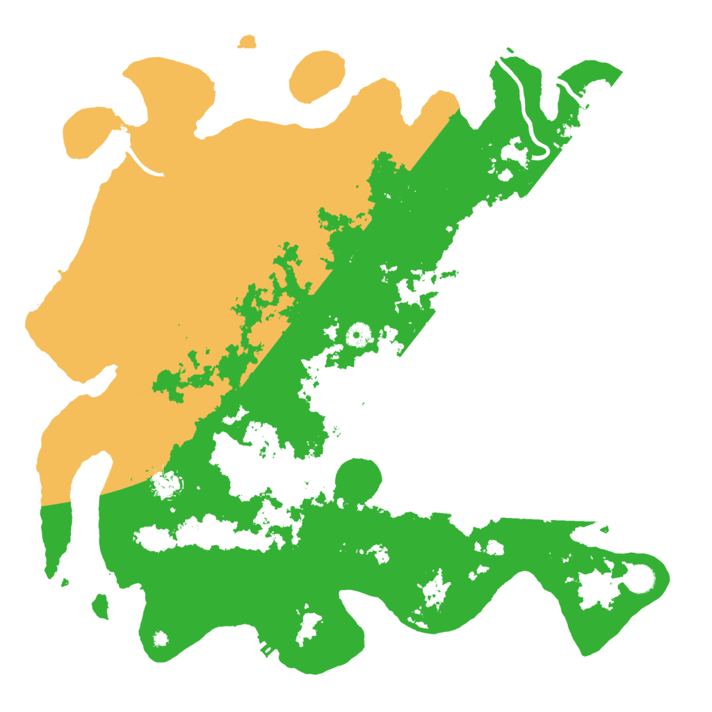 Biome Rust Map: Procedural Map, Size: 4300, Seed: 145454541