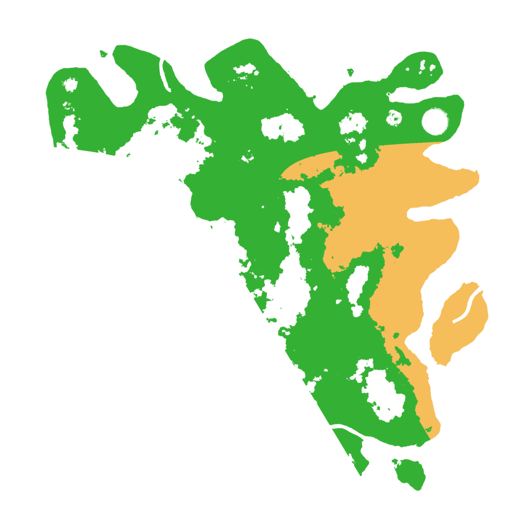 Biome Rust Map: Procedural Map, Size: 3500, Seed: 250247988