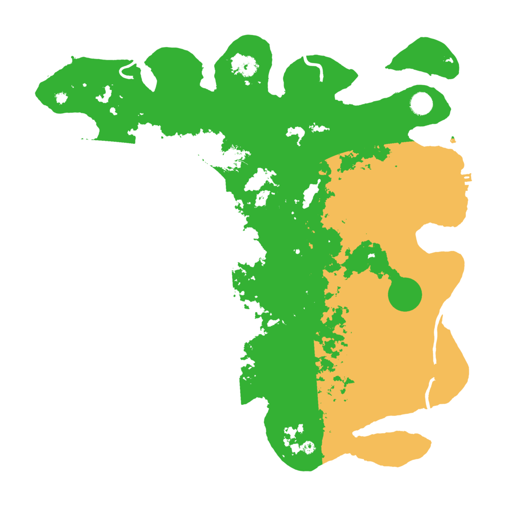 Biome Rust Map: Procedural Map, Size: 4000, Seed: 437980