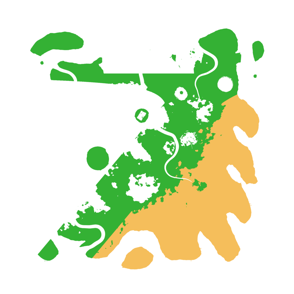 Biome Rust Map: Procedural Map, Size: 3500, Seed: 1844230719