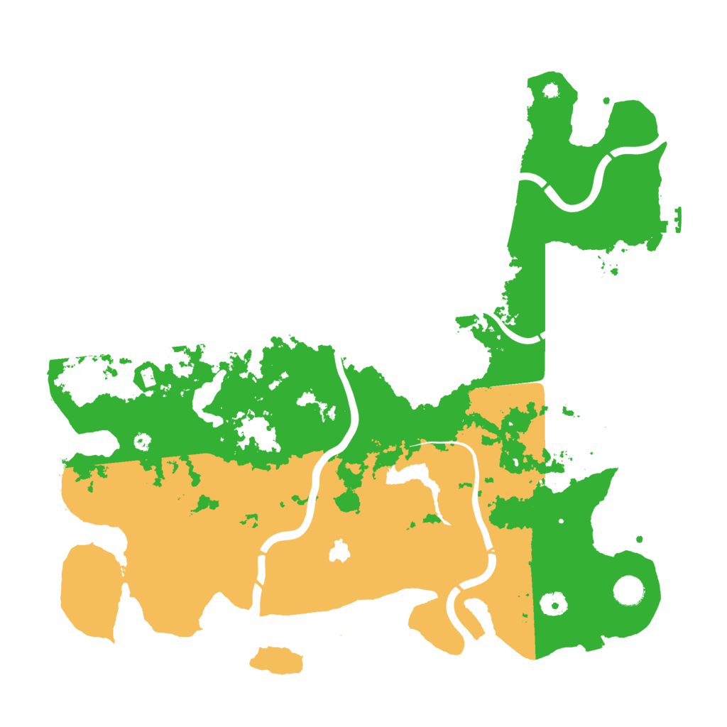 Biome Rust Map: Procedural Map, Size: 4250, Seed: 107317125