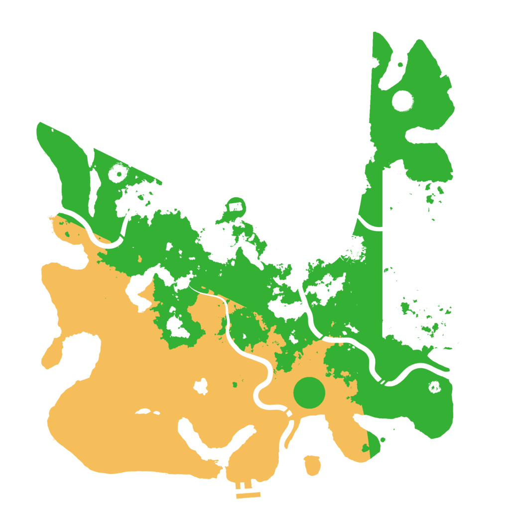 Biome Rust Map: Procedural Map, Size: 4250, Seed: 481228637