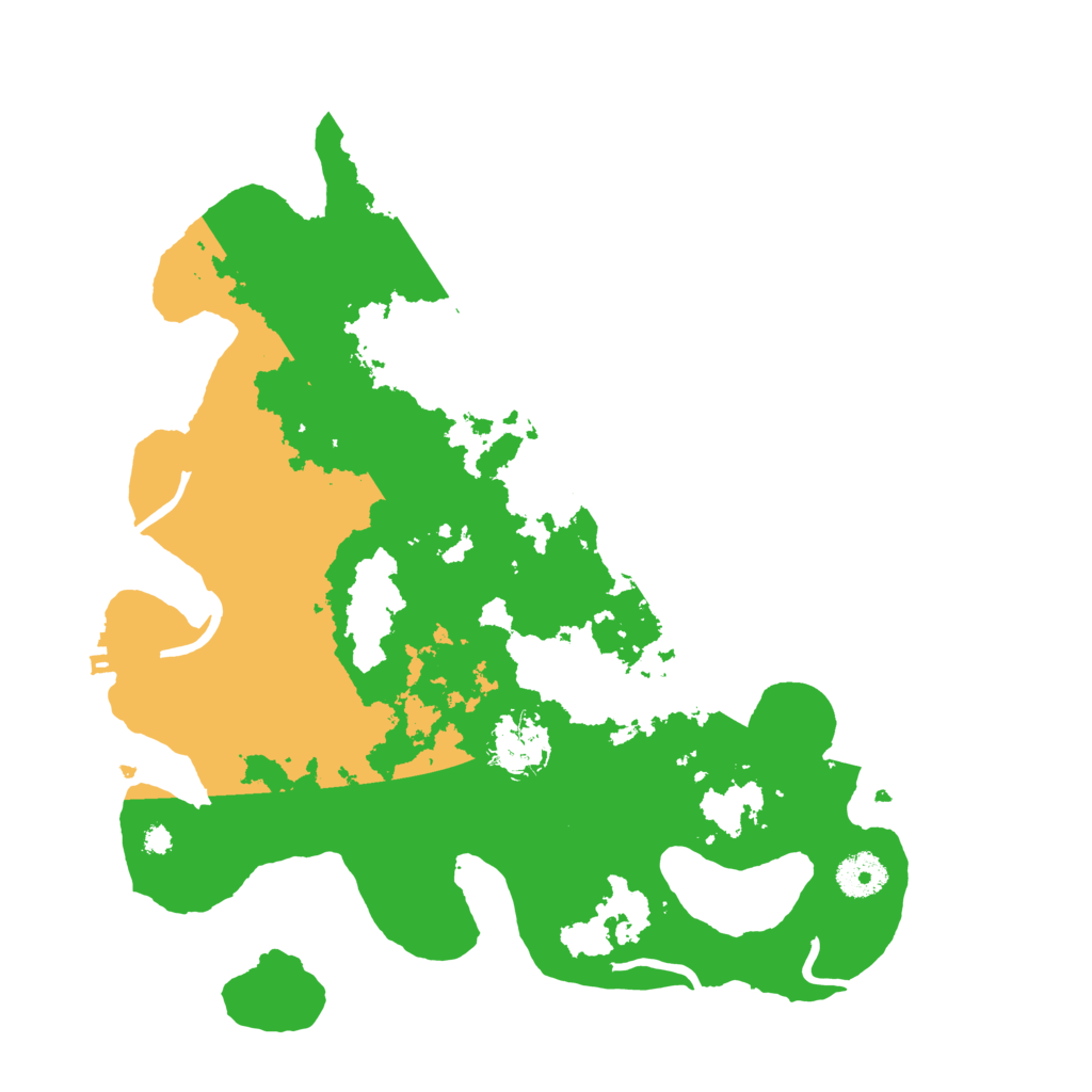 Biome Rust Map: Procedural Map, Size: 3500, Seed: 2909