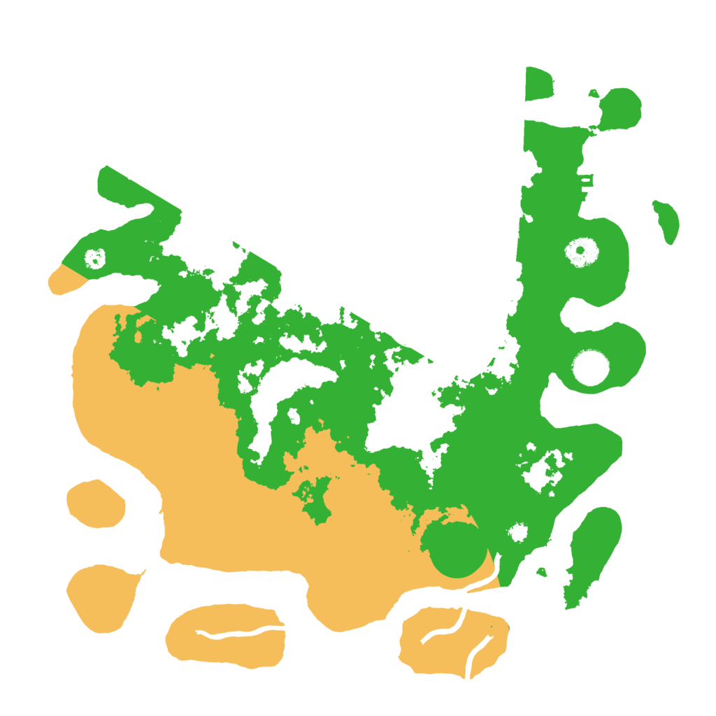 Biome Rust Map: Procedural Map, Size: 3500, Seed: 1588680466