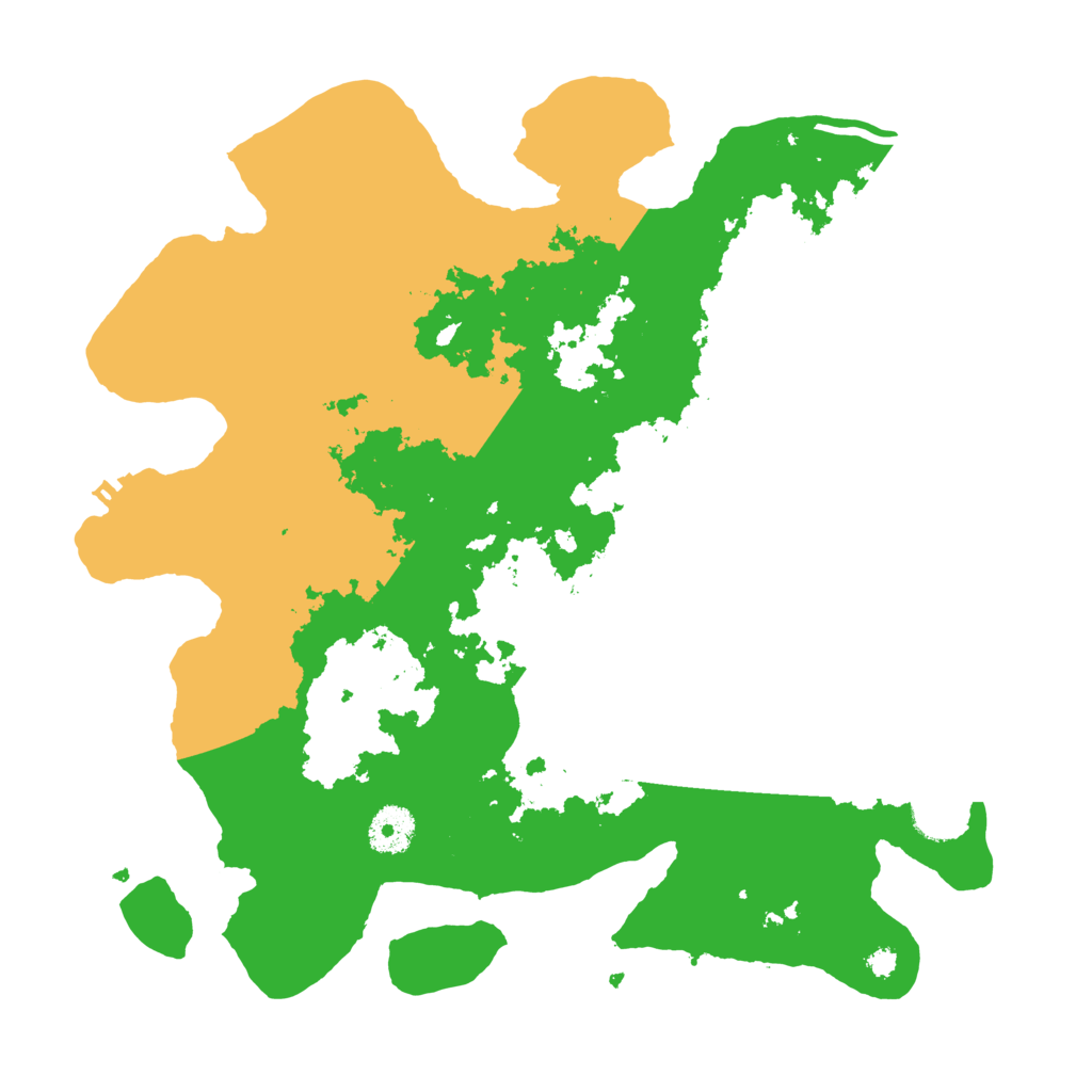 Biome Rust Map: Procedural Map, Size: 3500, Seed: 79507313