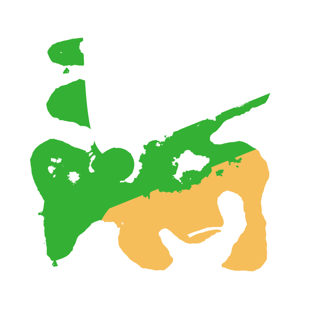 Biome Rust Map: Procedural Map, Size: 2500, Seed: 1245632