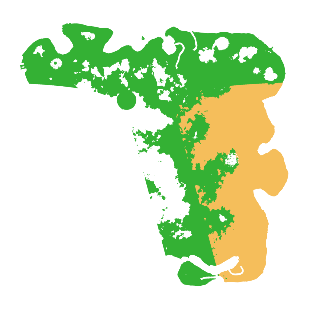 Biome Rust Map: Procedural Map, Size: 4250, Seed: 70990