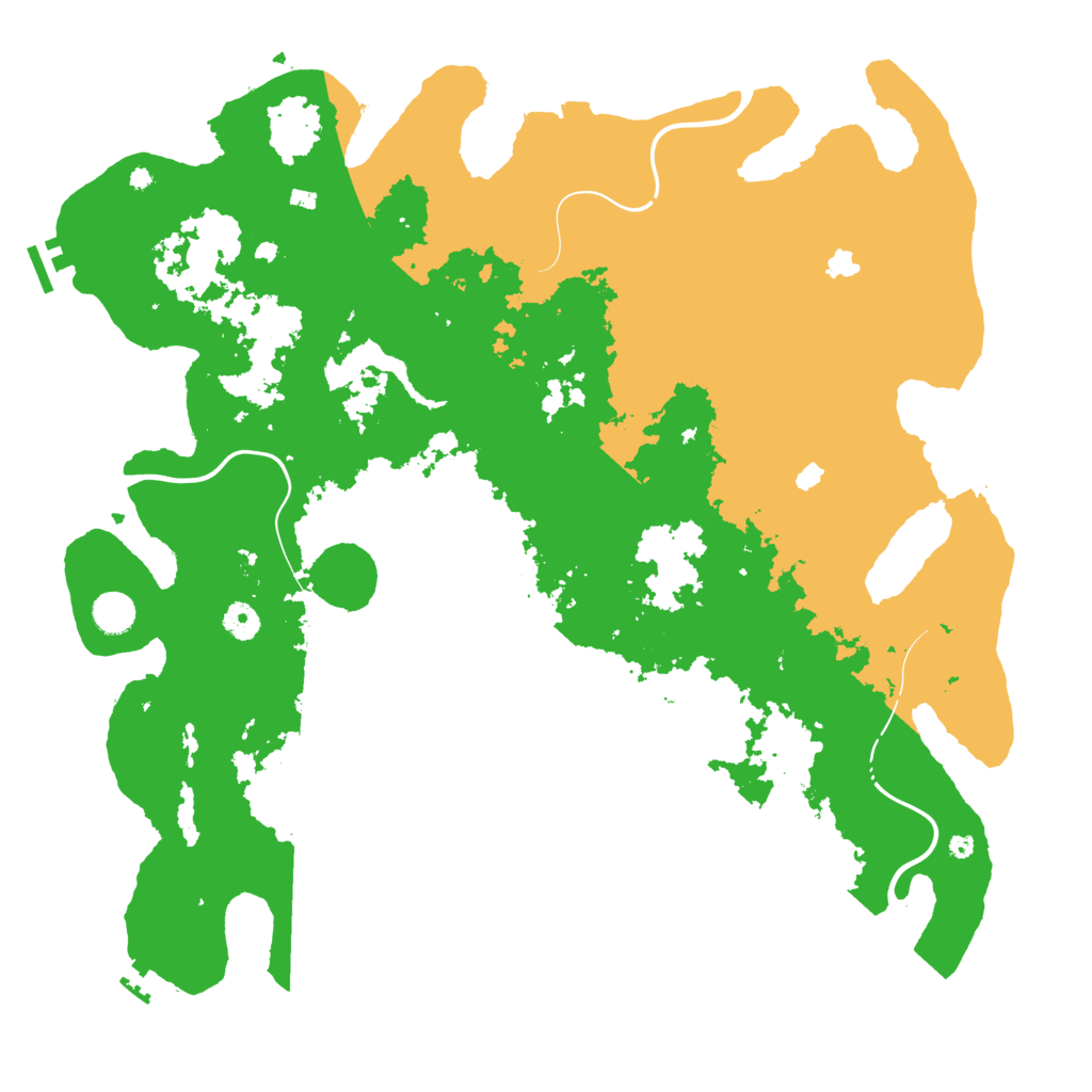 Biome Rust Map: Procedural Map, Size: 4500, Seed: 1068304749