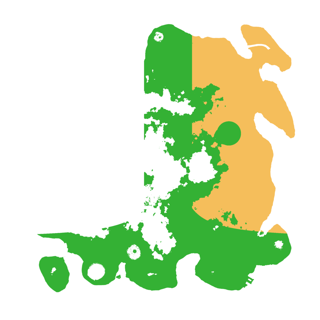 Biome Rust Map: Procedural Map, Size: 3500, Seed: 86820947