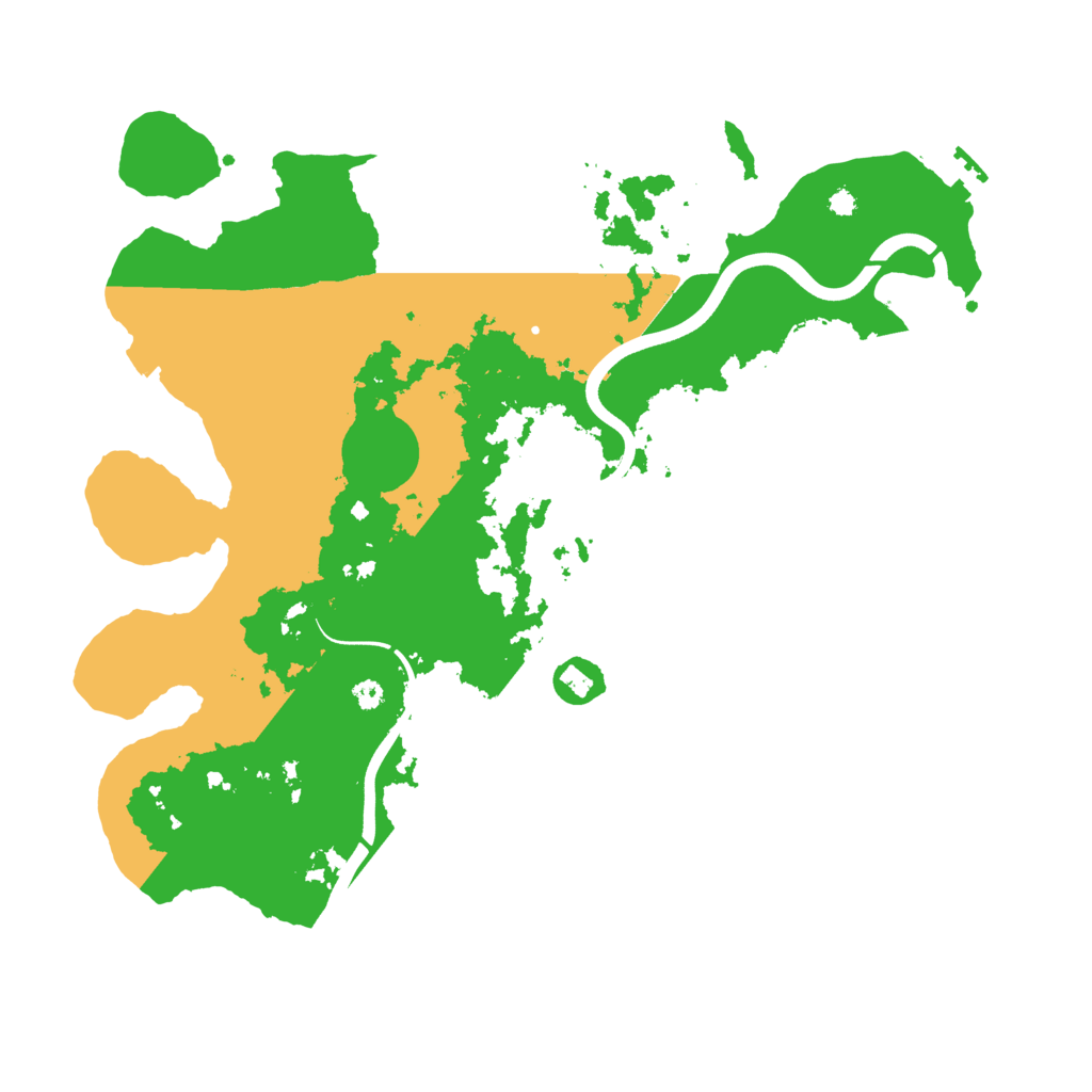 Biome Rust Map: Procedural Map, Size: 3750, Seed: 32463211