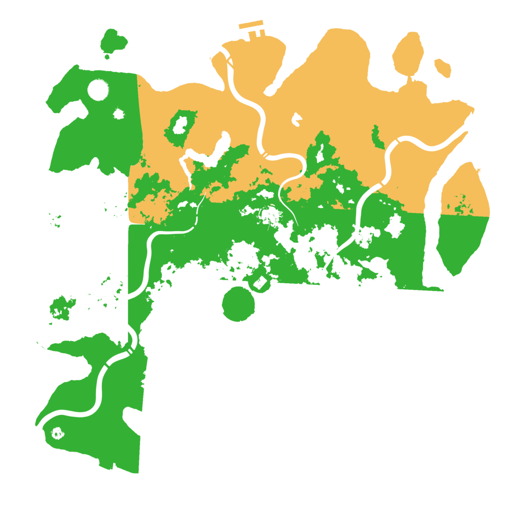 Biome Rust Map: Procedural Map, Size: 4250, Seed: 2030709572