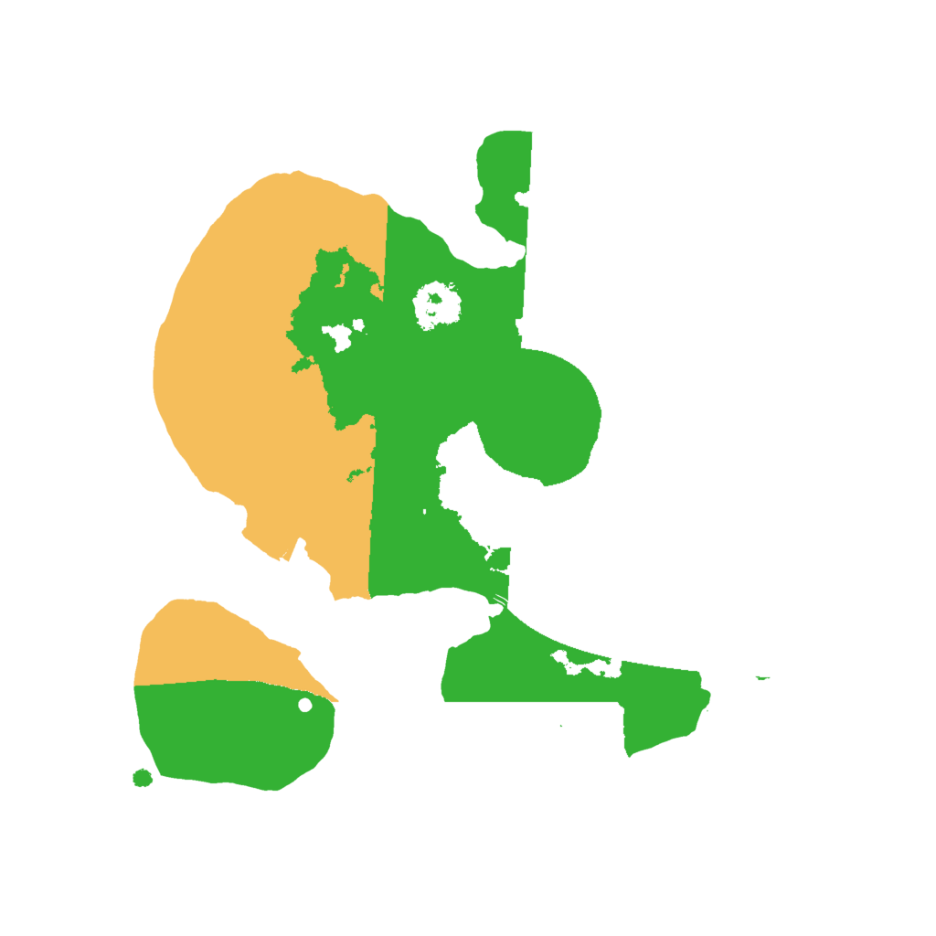 Biome Rust Map: Procedural Map, Size: 2000, Seed: 279535534