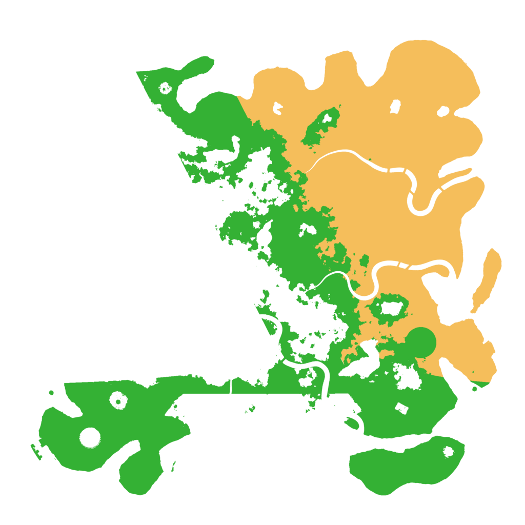 Biome Rust Map: Procedural Map, Size: 4500, Seed: 467478568